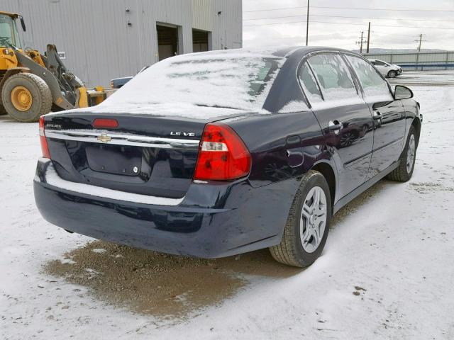 1G1ZS58N37F270905 - 2007 CHEVROLET MALIBU LS BLUE photo 4