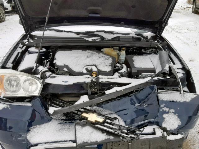 1G1ZS58N37F270905 - 2007 CHEVROLET MALIBU LS BLUE photo 7