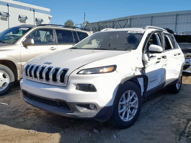 1C4PJMCS6HD218139 - 2017 JEEP CHEROKEE L WHITE photo 2