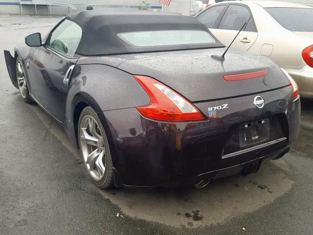 JN1AZ4FH0AM304229 - 2010 NISSAN 370Z BLACK photo 3