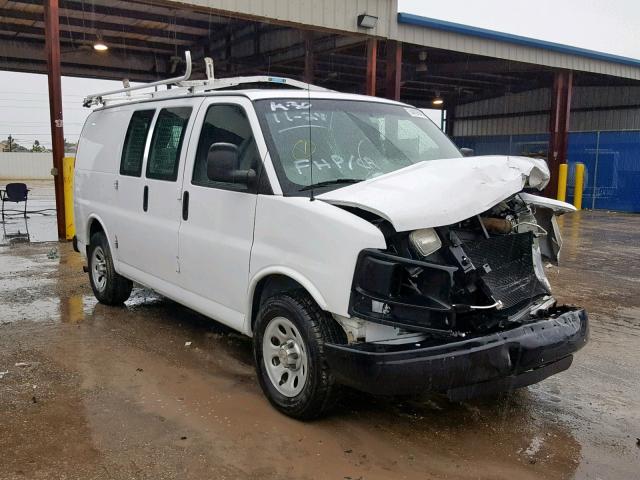 1GCSGAFX3E1120343 - 2014 CHEVROLET EXPRESS G1 WHITE photo 2