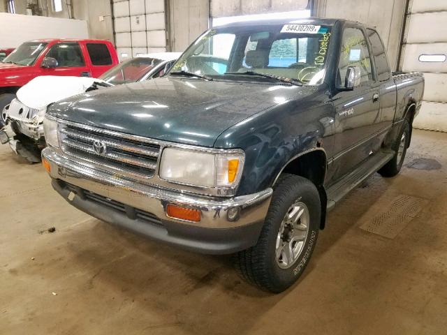 JT4UN24D5T0016954 - 1996 TOYOTA T100 XTRAC GREEN photo 2