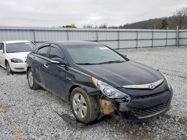 KMHEC4A43BA000220 - 2011 HYUNDAI SONATA HYB BLACK photo 1