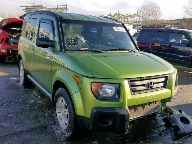 5J6YH28737L006922 - 2007 HONDA ELEMENT EX GREEN photo 1