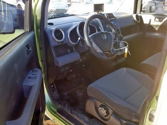 5J6YH28737L006922 - 2007 HONDA ELEMENT EX GREEN photo 9