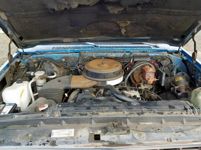 1GNGR26N3MF117570 - 1991 CHEVROLET SUBURBAN R BLUE photo 7