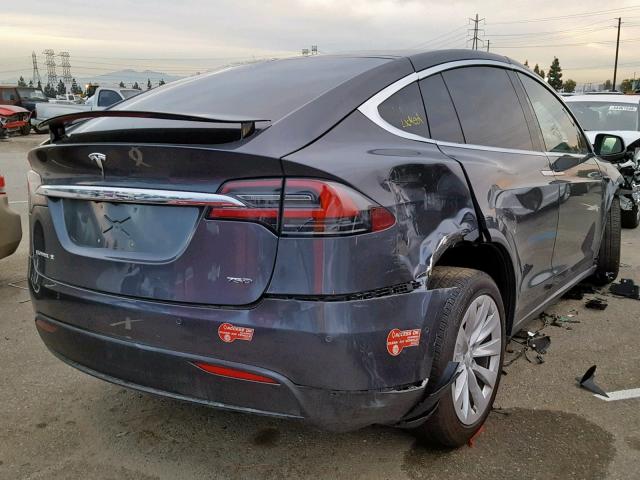 5YJXCDE25JF091986 - 2018 TESLA MODEL X CHARCOAL photo 4