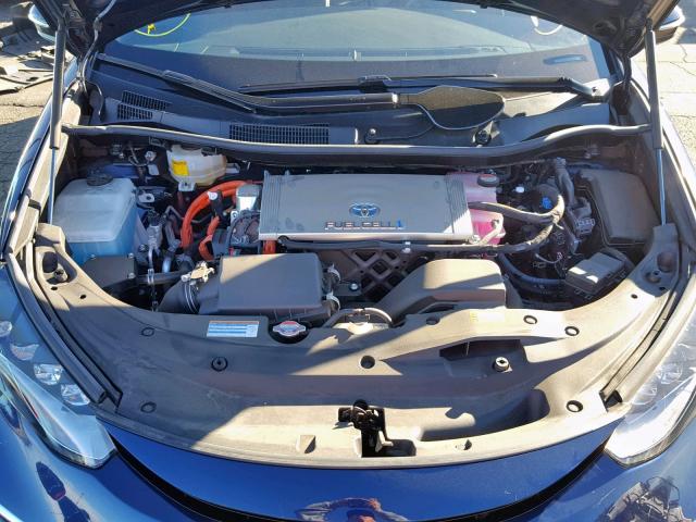 JTDBVRBD5HA002430 - 2017 TOYOTA MIRAI BLUE photo 7