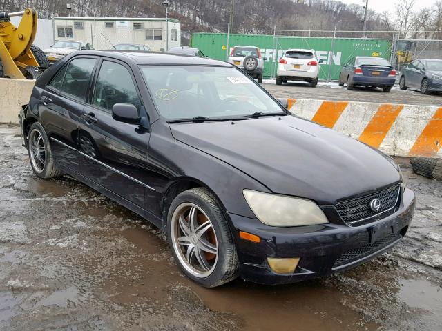 JTHBD192630066045 - 2003 LEXUS IS 300 BLACK photo 1