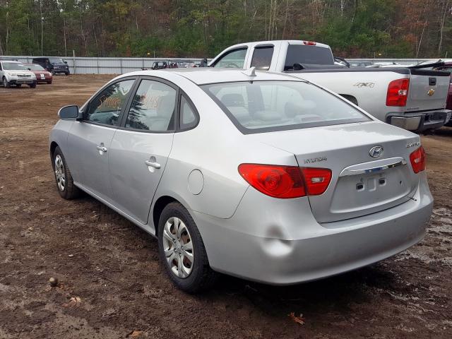 KMHDU4AD6AU921773 - 2010 HYUNDAI ELANTRA BL GRAY photo 3