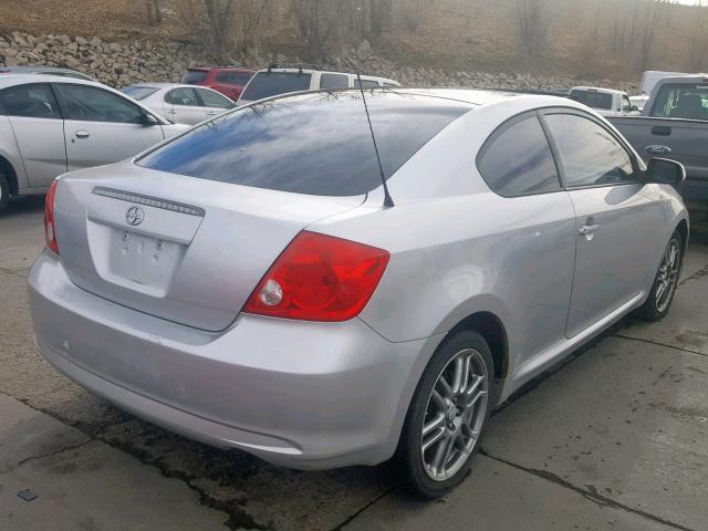 JTKDE167X60091647 - 2006 TOYOTA SCION TC SILVER photo 4