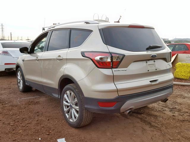 1FMCU0J91HUD59405 - 2017 FORD ESCAPE TIT BEIGE photo 3