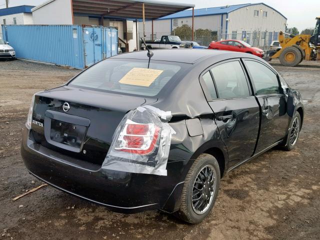 3N1AB61E08L691155 - 2008 NISSAN SENTRA 2.0 BLACK photo 4