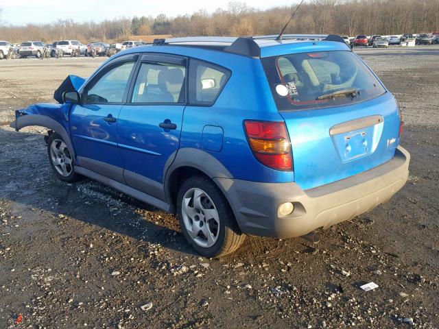 5Y2SL65858Z403030 - 2008 PONTIAC VIBE BLUE photo 3