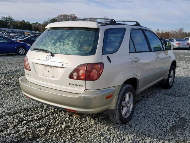 JT6HF10U2X0033769 - 1999 LEXUS RX 300 WHITE photo 4