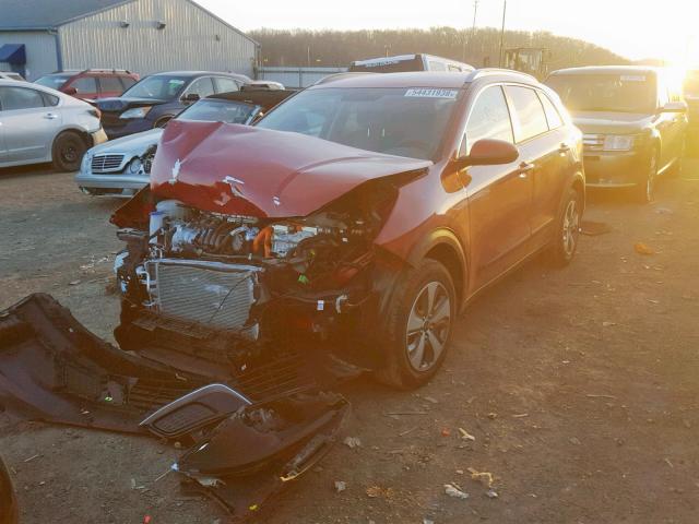 KNDCB3LC6J5175047 - 2018 KIA NIRO FE RED photo 2