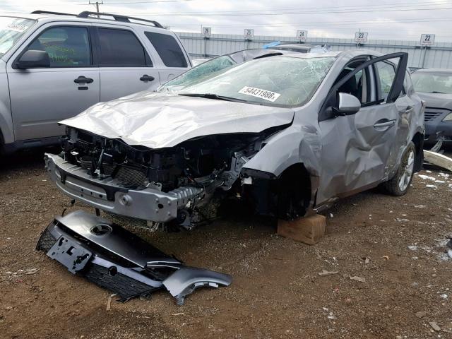 JM1BL1K56B1440672 - 2011 MAZDA 3 S SILVER photo 2