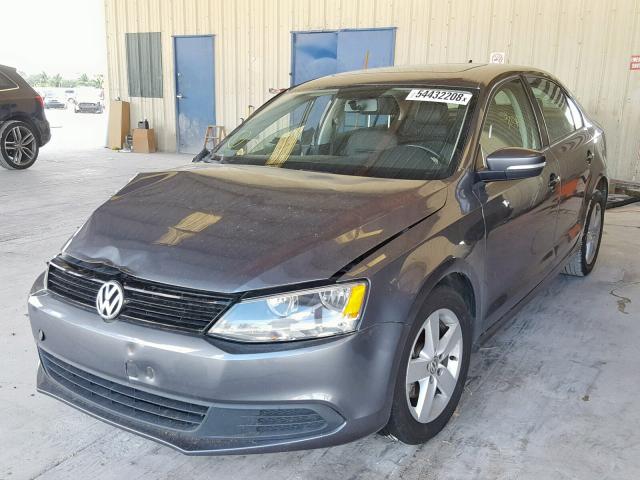 3VWLL7AJ3CM426333 - 2012 VOLKSWAGEN JETTA TDI CHARCOAL photo 2