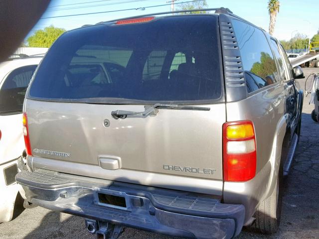 3GNEC16T72G318563 - 2002 CHEVROLET SUBURBAN BEIGE photo 4