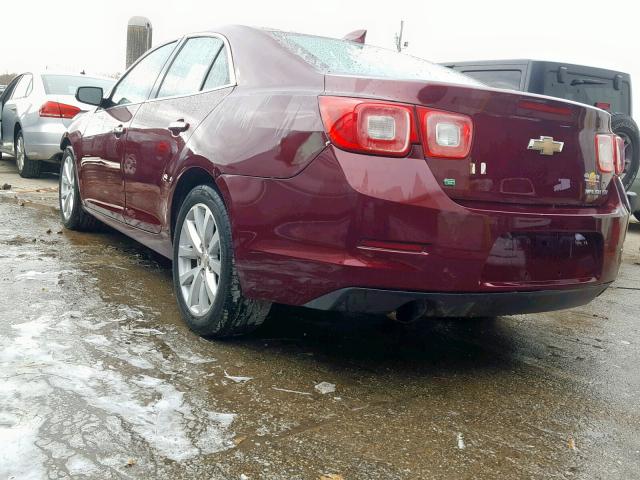 1G11F5SL8FF306823 - 2015 CHEVROLET MALIBU LTZ BURGUNDY photo 3