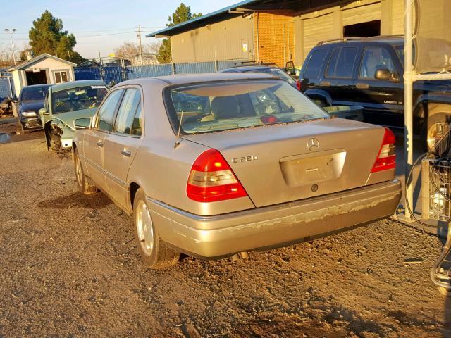 WDBHA22E7SF148276 - 1995 MERCEDES-BENZ C320 BEIGE photo 3