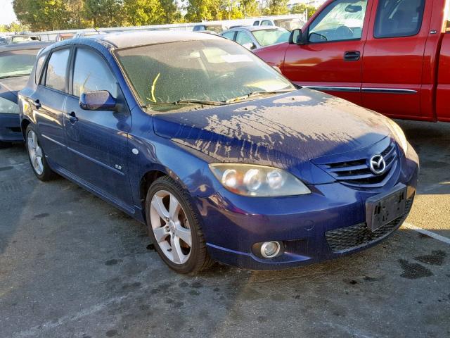 JM1BK343351243313 - 2005 MAZDA 3 HATCHBAC BLUE photo 1