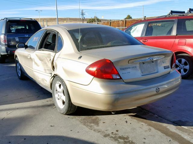 1FAFP55U5YA263711 - 2000 FORD TAURUS SES GOLD photo 3