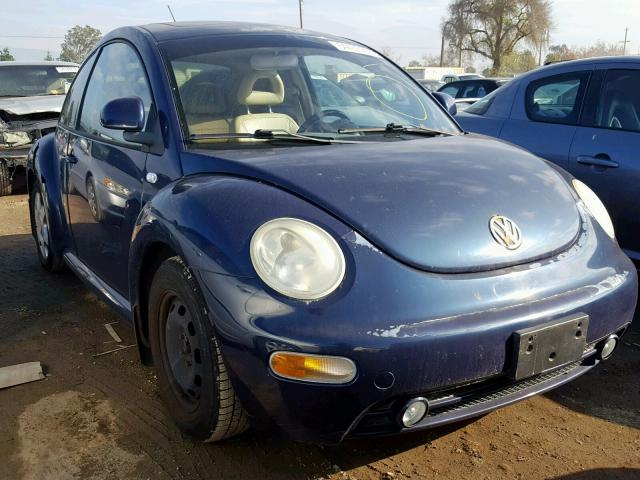 3VWDD21C7YM445478 - 2000 VOLKSWAGEN NEW BEETLE 蓝色 照片 1