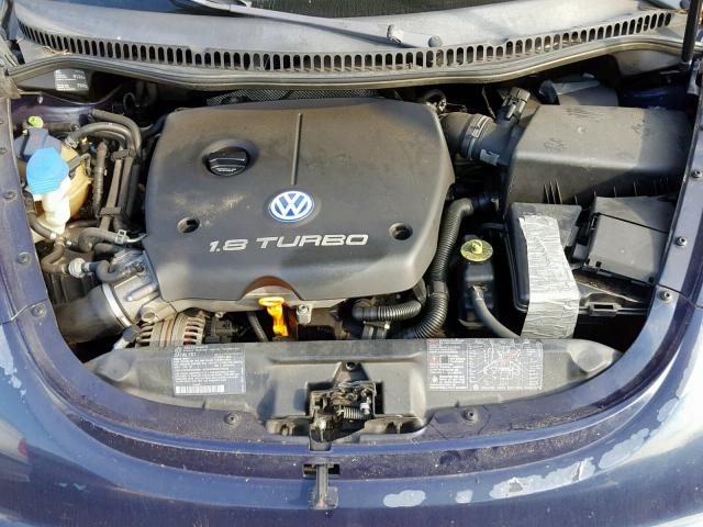 3VWDD21C7YM445478 - 2000 VOLKSWAGEN NEW BEETLE 蓝色 照片 7