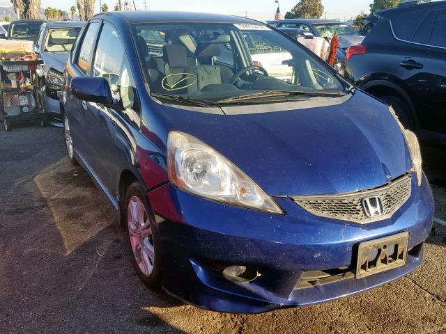 JHMGE8H54BC020749 - 2011 HONDA FIT SPORT BLUE photo 1