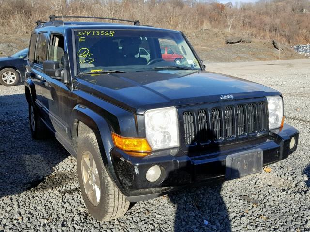1J8HG48K06C356914 - 2006 JEEP COMMANDER BLACK photo 1