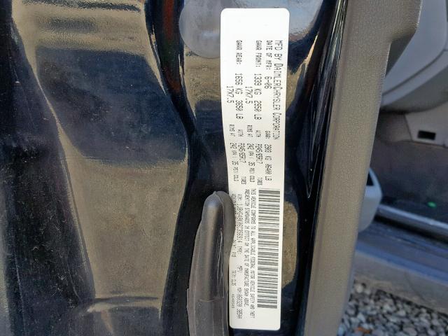 1J8HG48K06C356914 - 2006 JEEP COMMANDER BLACK photo 10