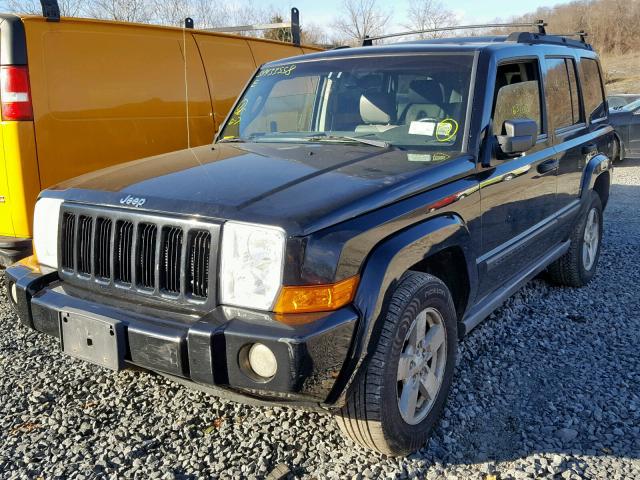1J8HG48K06C356914 - 2006 JEEP COMMANDER BLACK photo 2