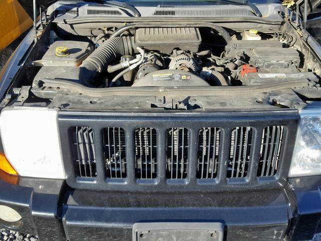1J8HG48K06C356914 - 2006 JEEP COMMANDER BLACK photo 7