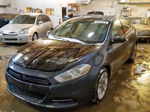 1C3CDFBH8DD147001 - 2013 DODGE DART SXT GRAY photo 2