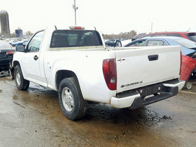 1GCCS149388110463 - 2008 CHEVROLET COLORADO WHITE photo 3