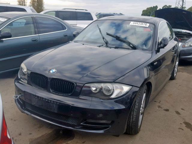 WBAUP73558VF09805 - 2008 BMW 128 I BLACK photo 2