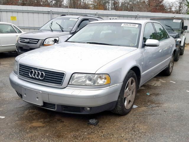 WAUML44D73N002135 - 2003 AUDI A8 L QUATT SILVER photo 2