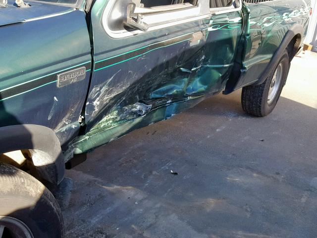 4F4ZR16V4XTM44150 - 1999 MAZDA B3000 CAB GREEN photo 10