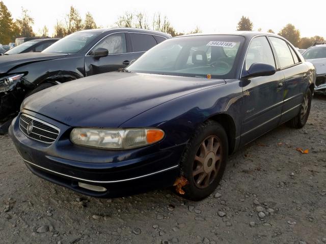 2G4WB52K9X1566216 - 1999 BUICK REGAL LS BLUE photo 2