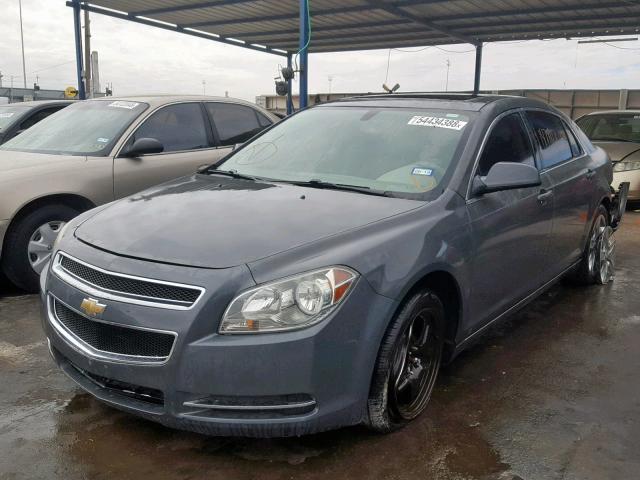 1G1ZH57B39F158789 - 2009 CHEVROLET MALIBU 1LT GRAY photo 2