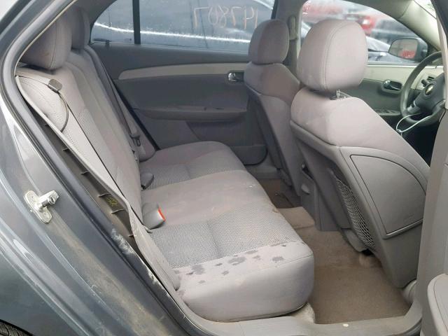 1G1ZH57B39F158789 - 2009 CHEVROLET MALIBU 1LT GRAY photo 6