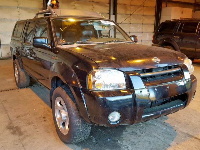 1N6MD27T21C383454 - 2001 NISSAN FRONTIER C BLACK photo 1