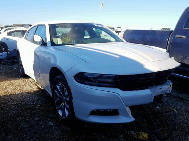 2C3CDXHG2FH825333 - 2015 DODGE CHARGER SX WHITE photo 1