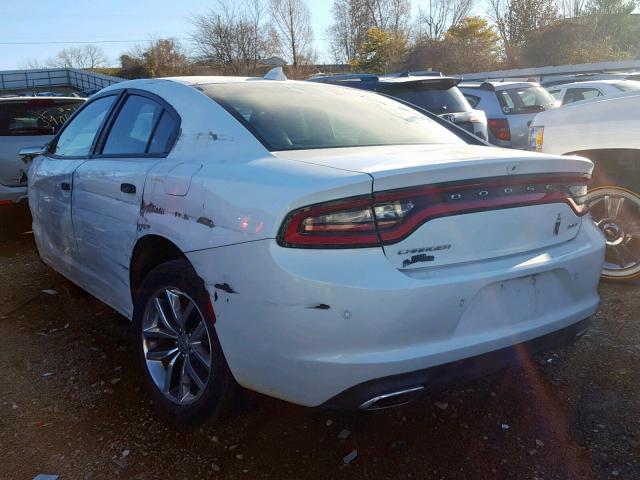 2C3CDXHG2FH825333 - 2015 DODGE CHARGER SX WHITE photo 3