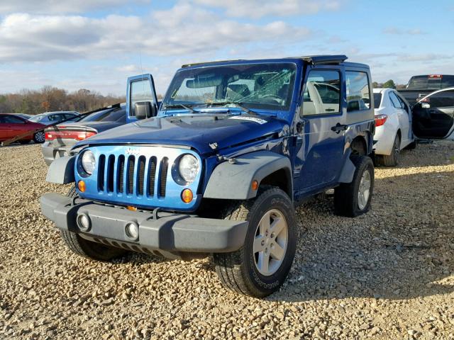 1J4AA2D18AL224949 - 2010 JEEP WRANGLER S BLUE photo 2