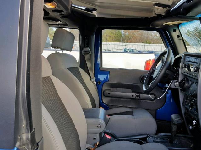 1J4AA2D18AL224949 - 2010 JEEP WRANGLER S BLUE photo 5