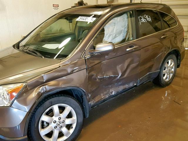 5J6RE48739L011873 - 2009 HONDA CR-V EXL CHARCOAL photo 9