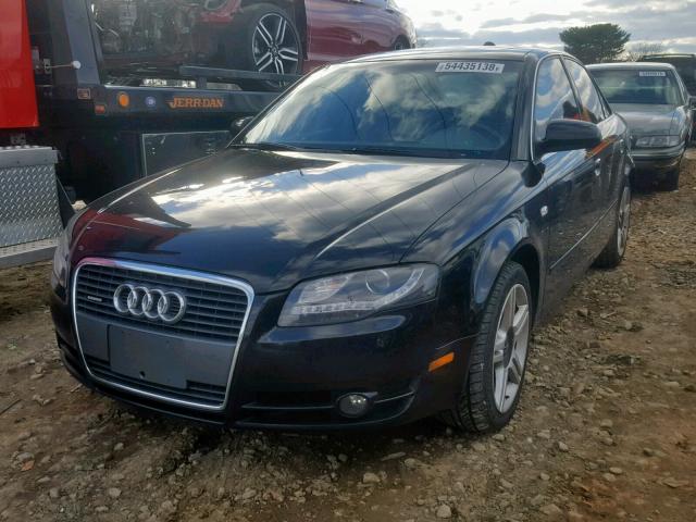 WAUDF78E57A068255 - 2007 AUDI A4 2.0T QU BLACK photo 2