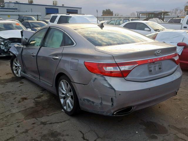 KMHFH4JGXDA329659 - 2013 HYUNDAI AZERA GLS SILVER photo 3